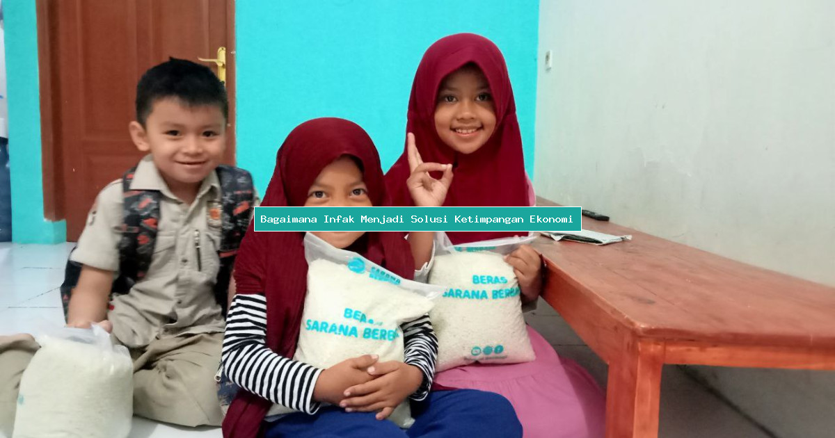 Bagaimana Infak Menjadi Solusi Ketimpangan Ekonomi